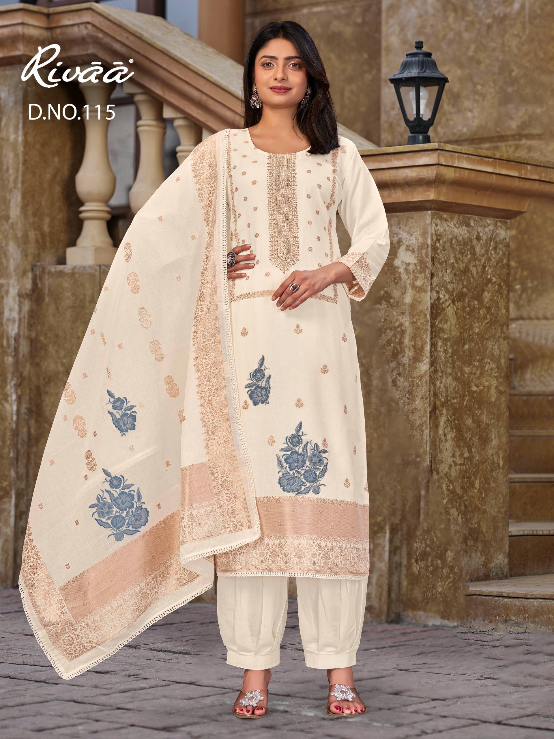 113 Series By Rivaa Stylish Beautiful Colourful Pure Cotton Dresses At Wholesale 